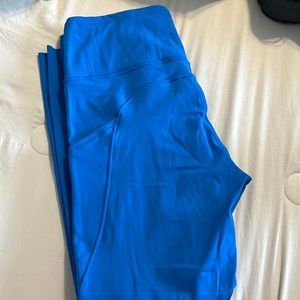 Lululemon women’s leggings size 8 in poolside blue